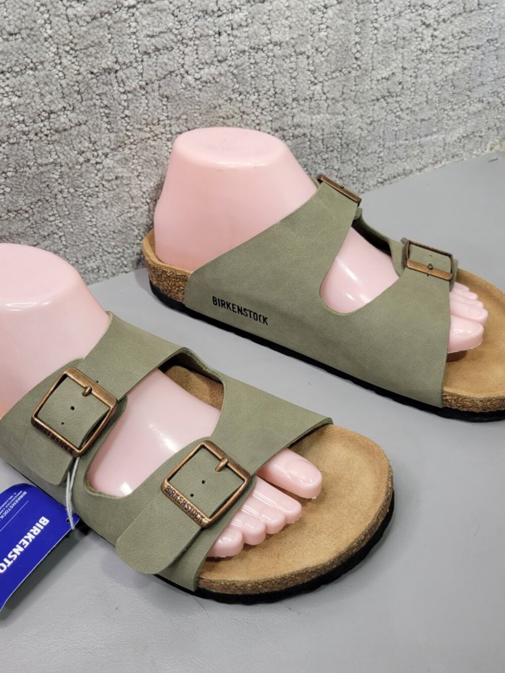 Birkenstock Arizona Unisex Size EU 39 US L8 M6 Stone Slip On Sandals. - Picture 12 of 15
